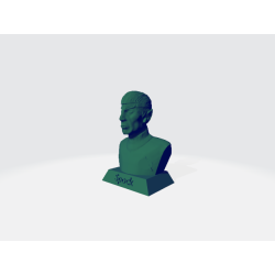 3d bust of Mr. Spock