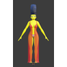 Marge Simpson modèle 3D