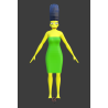 Marge Simpson modèle 3D