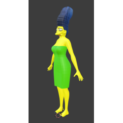 Marge Simpson modèle 3D