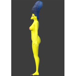 Marge Simpson modèle 3D