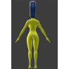 Marge Simpson modèle 3D