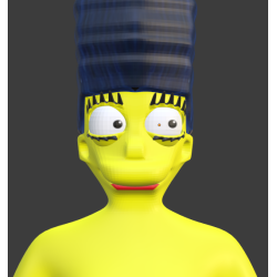 Marge Simpson modèle 3D