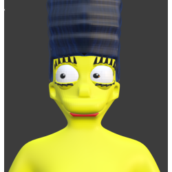 Marge Simpson modèle 3D