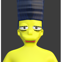 Marge Simpson modèle 3D