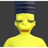 Marge Simpson modèle 3D